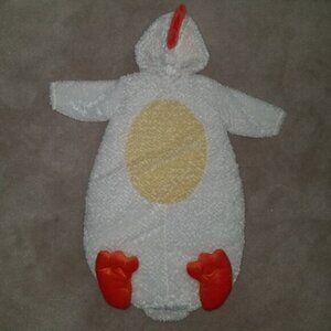 NWT Miniwear Chick Chicken Duck Baby Bunting Halloween Costume Easter 0-9 Months